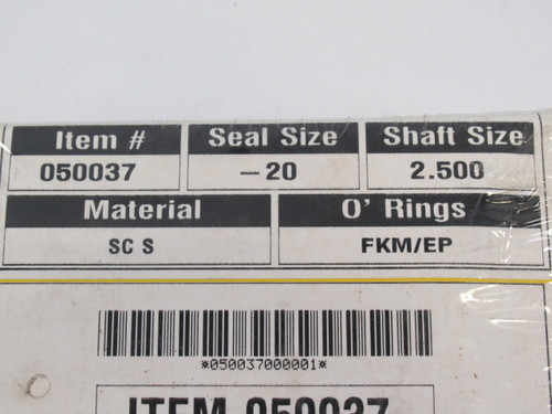 Chesterton SAS-20-SRA-SC-S Self Aligning Stationary Seal Size -20 ! NEW !