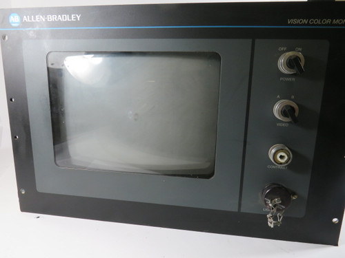 Allen-Bradley 2801-N8 Display Monitor Series A 120VAC USED