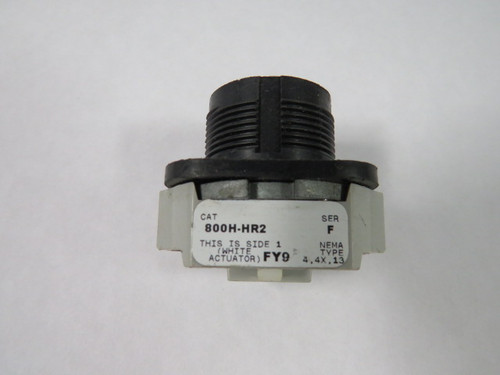 Allen-Bradley 800H-HR2 Series F Selector Switch Actuator 2-Position USED