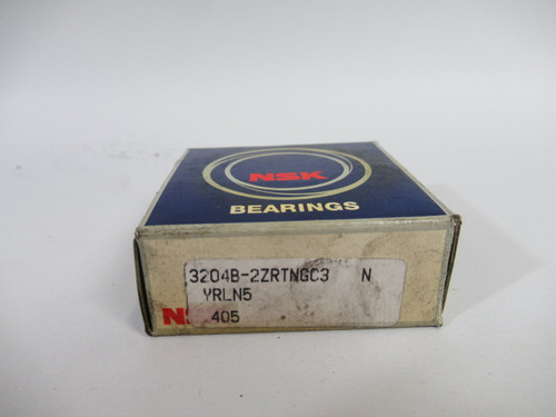 NSK 3204B-2ZRTNGC3 Angular Contact Ball Bearing 47mmOD 20mmID 20.6mmW ! NEW !