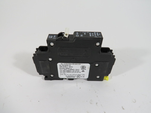 CBI QL-1(13)-DM-KM-5A-LW Mini Circuit Breaker 5A 240VAC 1-Pole USED