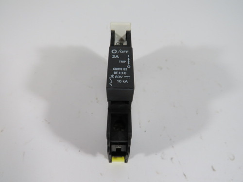 CBI QY-1(13)-DM-U2-2A-B0 Mini Circuit Breaker 2A 80V 1-Pole USED