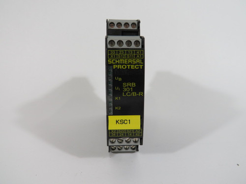 Schmersal SRB301LC/B-R-24V Safety Relay 24VAC/DC 6A 8-Pole USED