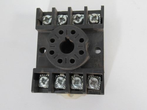 Custom Connector OT08-PC Relay Socket 300V 10A 8 Pins USED