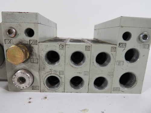 Numatics 239-1229 Base Assembly 3-Slot 1-16 Outputs USED