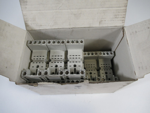 Carlo Gavazzi ZMI-15/2N Relay Socket 2 Pole 300VAC 12/10A Pack of 8 ! NEW !