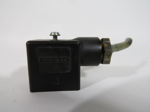 Festo MSSD-F-M16 Solenoid Plug Socket 3-Pin 16A 250V USED