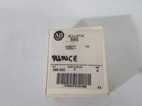 Allen-Bradley 595-A00 Series A Auxiliary Contact for Overload Relay 1N/O ! NEW !