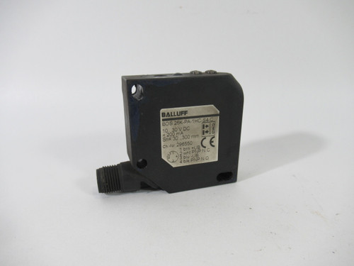 Balluff BOS 26K-PA-1HC-S4-C Photoelectric Sensor 10-30VDC 30-300mm USED