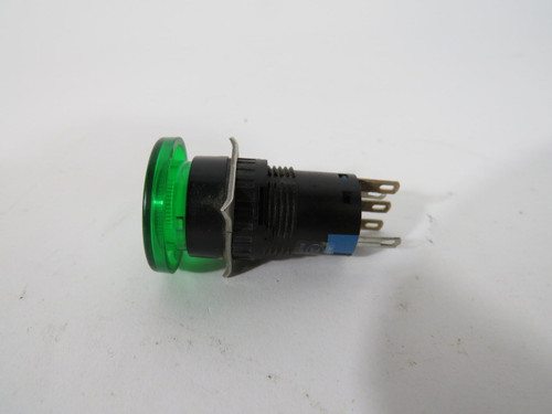 IDEC AL6M-M14P-MG Illuminated Push Button GREEN USED