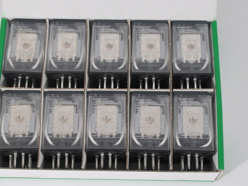 Schneider Electric RUMC23F7 Relay w/LED 10A 120VAC 8-Pin 10-Pack ! NEW !