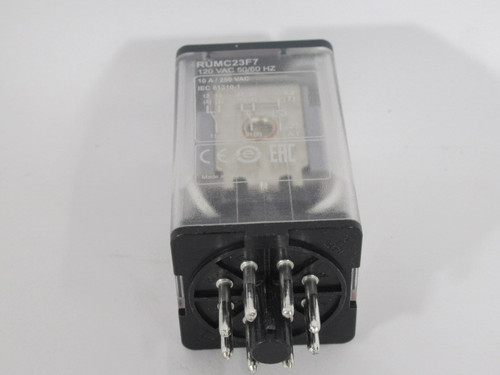 Schneider Electric RUMC23F7 Relay w/LED 10A 120VAC 8-Pin ! NOP !