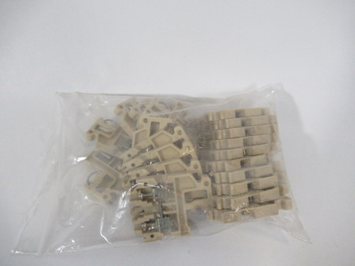 Weidmuller SAKD-2.5N Beige Terminal Block 300/500VAC 18-12AWG Lot of 20 USED