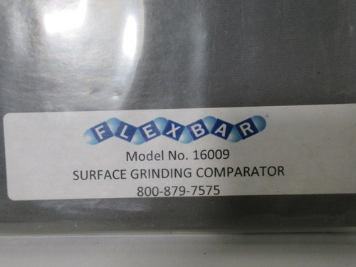 Flexbar 16009 Surface Roughness Comparator Plate Kit .025-3.2um *SEALED* ! NWB !
