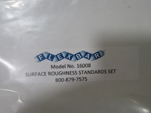 Flexbar 16008 Surface Roughness Standard Set 7/8x3/8" 2-500u" SEALED ! NWB !