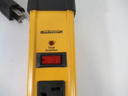MasterCraft FL-209S3 6-Outlet Relocatable Surge Protected Power Tap USED