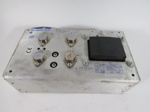 Power-One HD24-4.8-A Power Supply 24VDC @ 4.8A Warped Cover USED