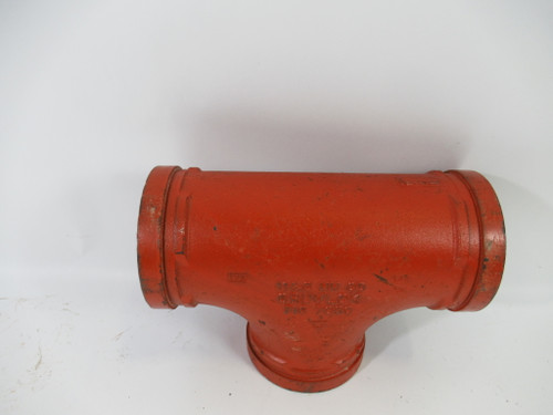 Gruvlok 0390016889 4"/114.3mm No. 20 FIG 7060 Tee Grooved Pipe Fitting USED