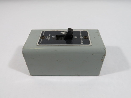 General Electric CR101Y Manual Motor Starter w/ Enclosure 1HP 115/230VACUSED