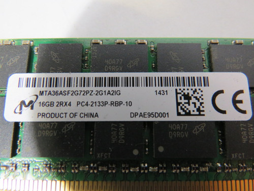 Micron MTA36ASF2G72PZ-2G1A2IG DDR4 RAM 16GB 2RX4 USED