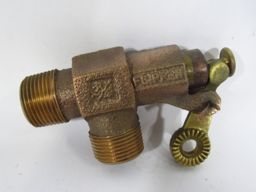 Watts 750T0 Flippen Brass Float Valve Long Arm 3/4" 50 psi 40gpm ! NOP !