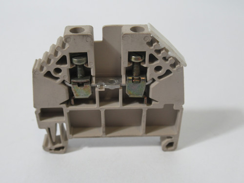 Weidmuller WDU-2.5N/600UL Beige Terminal Block 800V 2.5mm2 Lot of 20 USED