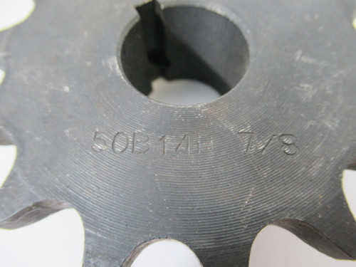 Generic 50B14H-7/8 Roller Chain Sprocket 7/8" Bore 14T 50 Chain USED