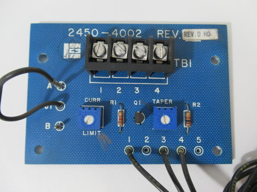 Emerson 2450-4002 Current Limiting & Taper Circuit Board Rev D USED