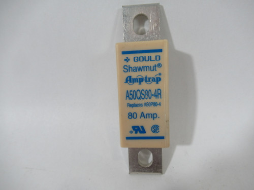 Gould Shawmut A50QS80-4R Semiconductor Fuse 80A 500VAC/DC 1.37MOhms ! NOP !