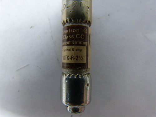 Limitron KTK-R-2-1/2 Current Limiting 2-1/2A 600V USED
