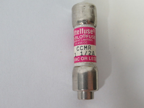 Littelfuse CCMR-1-1/2 Slo-Blo Fuse 1-1/2A 600VAC Lot of 10 USED