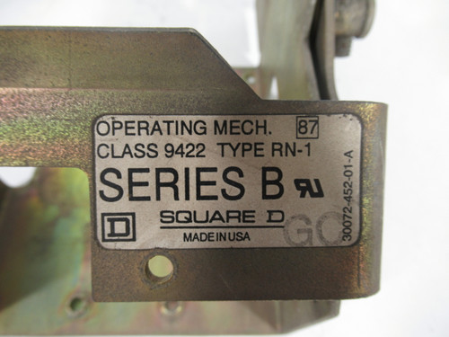 Square D 9422-RN-1 Series B Operating Mechanism w/10" Shaft USED