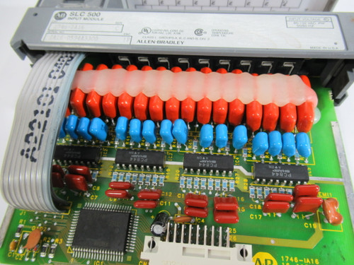 Allen-Bradley 1746-IA16 Input Module Ser C 85-132VAC GLUE ON MODULE USED