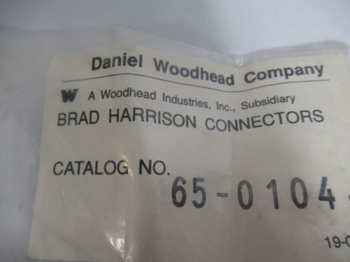 Daniel Woodhead 65-0104 Black C-Size Mini-Change Closure Cap Receptacle ! NWB !