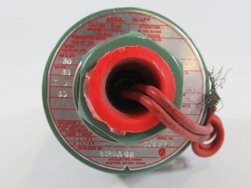Asco 8320A98 Direct Action General Service 3 Way Valve USED