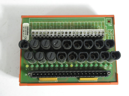 Entrelec 02103102 16 Channel Interface Board *Cracks to Case* USED