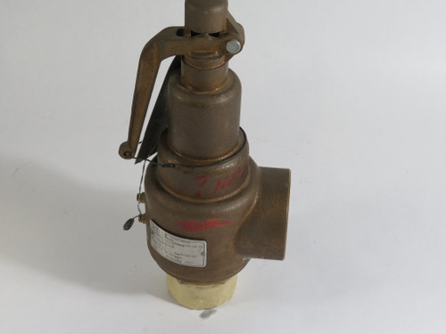 Taylor Valve 211SH17090105 Bronze Relief Valve Size 2" 230-250 psi USED