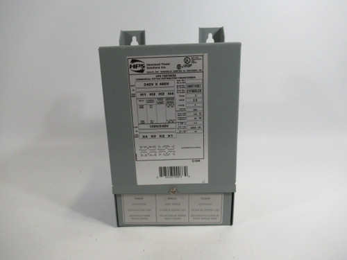 Hammond C1F002LES Wall Mount Transformer 2kVA Pri 240Vx480V Sec 120/240V ! NEW !