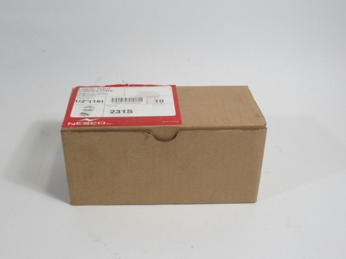 Nesco 231S Liquid Tight Connector 1/2" 45-deg 10-Pack ! NEW !