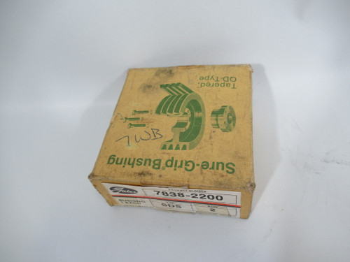 Gates 7838-2200 SDS-2 QD Bushing 2-3/16"OD 2"ID 1-3/8"LTB ! NEW !