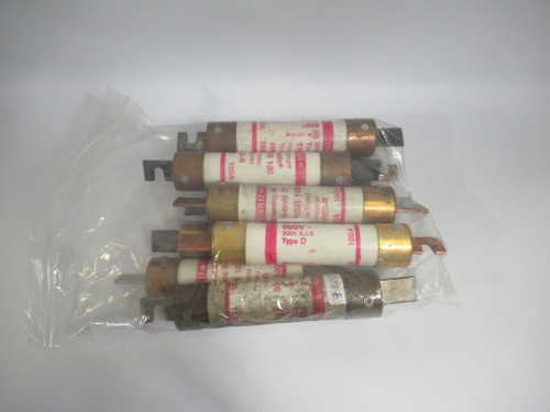 Gould Shawmut TRSR100 Tri-Onic Time Delay Fuse 100A 600VAC Lot of 10 USED