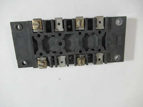 Hubbell TB2 PBP Terminal Block 250VAC *Missing Screws* USED