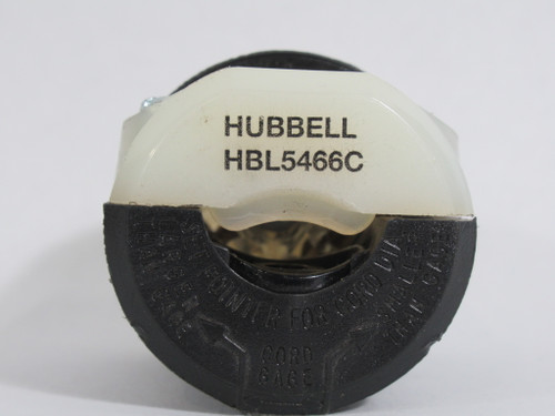 Hubbell HBL5466C Straight Male Plug 20A 250V 3W 2P USED