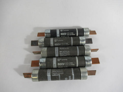 Gould CRS-100 Time Delay Fuse 100A 600V Lot of 5 USED