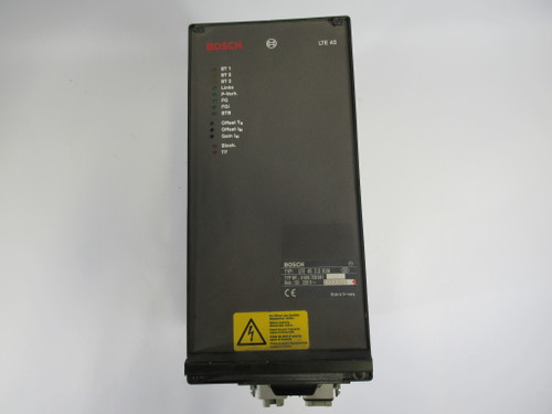 Bosch LTE 45 0608750041 Servo Controller 220V 2.5KVA USED