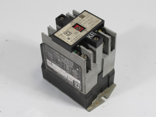 Square D 8501-X020 Series A Control Relay 110/120V 50/60Hz USED