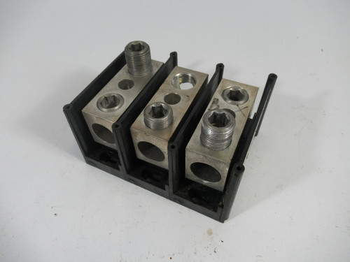 Ferraz Shawmut 67403 Power Distribution Block 3-Pole MISSING LUG USED