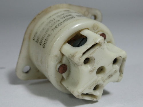 Bryant 4715ER Flanged Receptacle 15A 125V 3-Wire L5-15 USED