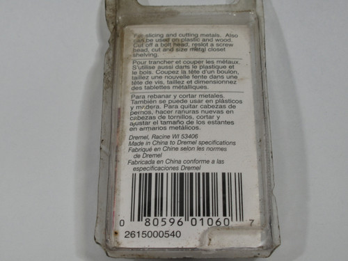 Dremel 2615000540 540 1-1/4" Cut-Off Wheel 5-Pack ! NEW !