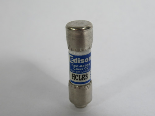Edison HCLR8 Fast Acting Fuse 8A 600VAC USED